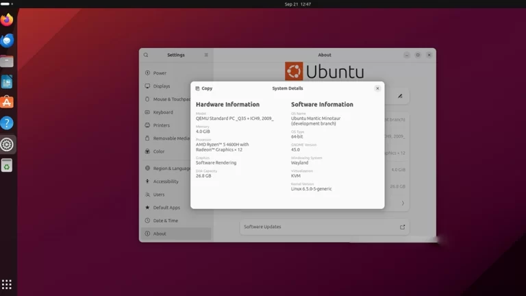 Ubuntu 23.10 beta