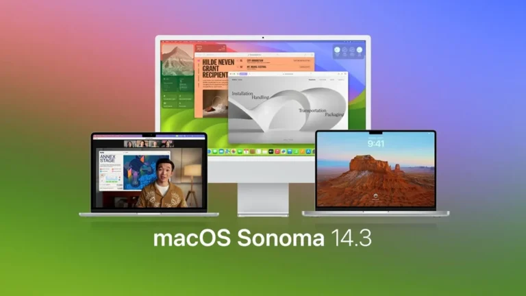 macos sonoma 14.3 update