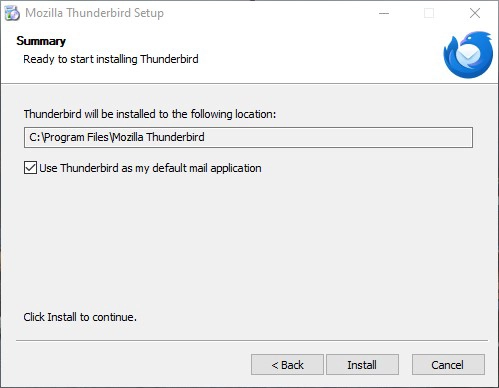 Mozilla Thunderbird : How to setup free email client
