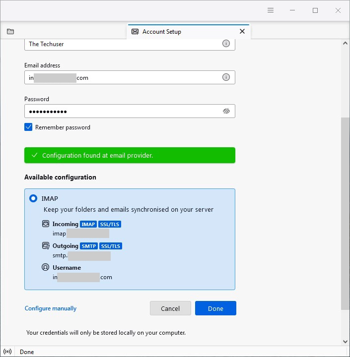 Mozilla Thunderbird : How to setup free email client