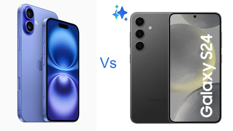 Samsung Galaxy S24 vs iPhone 16 – Detailed Comparison
