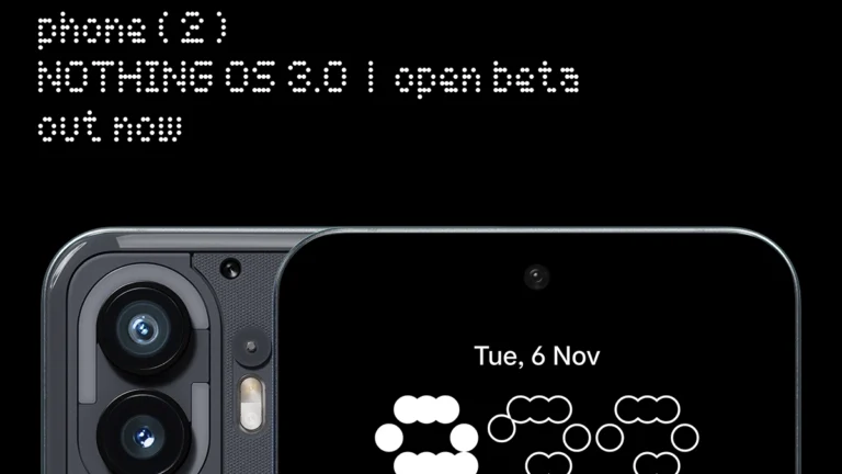 Nothing OS 3.0 beta