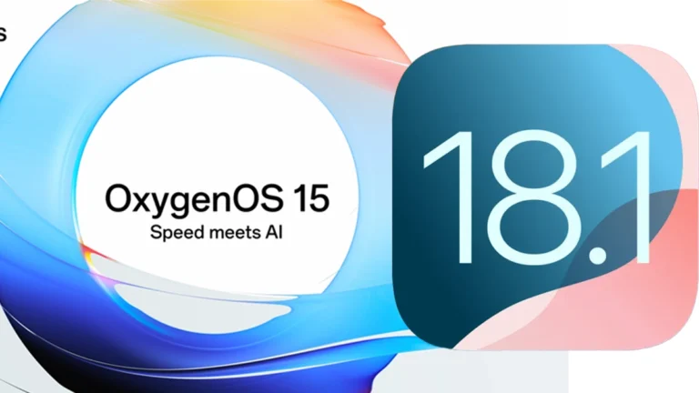 OxygenOS 15 vs iOS 18.1 :  Comprehensive Comparison