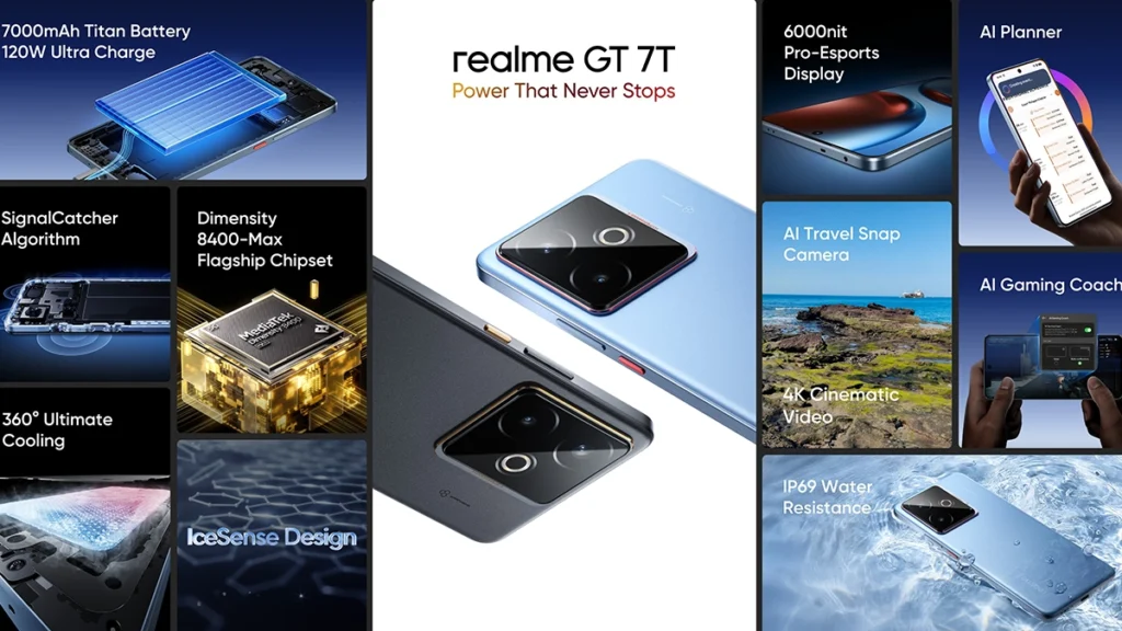 realme gt 7t specs