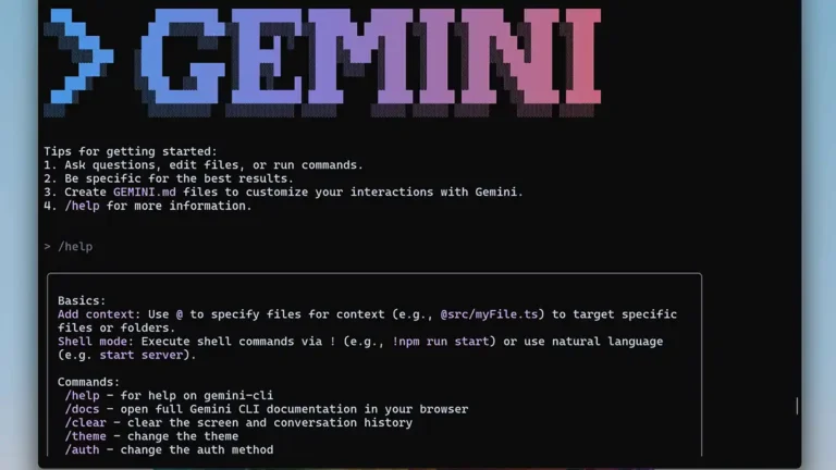 gemini cli