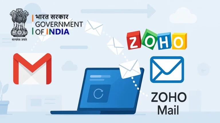 india govt zoho mail